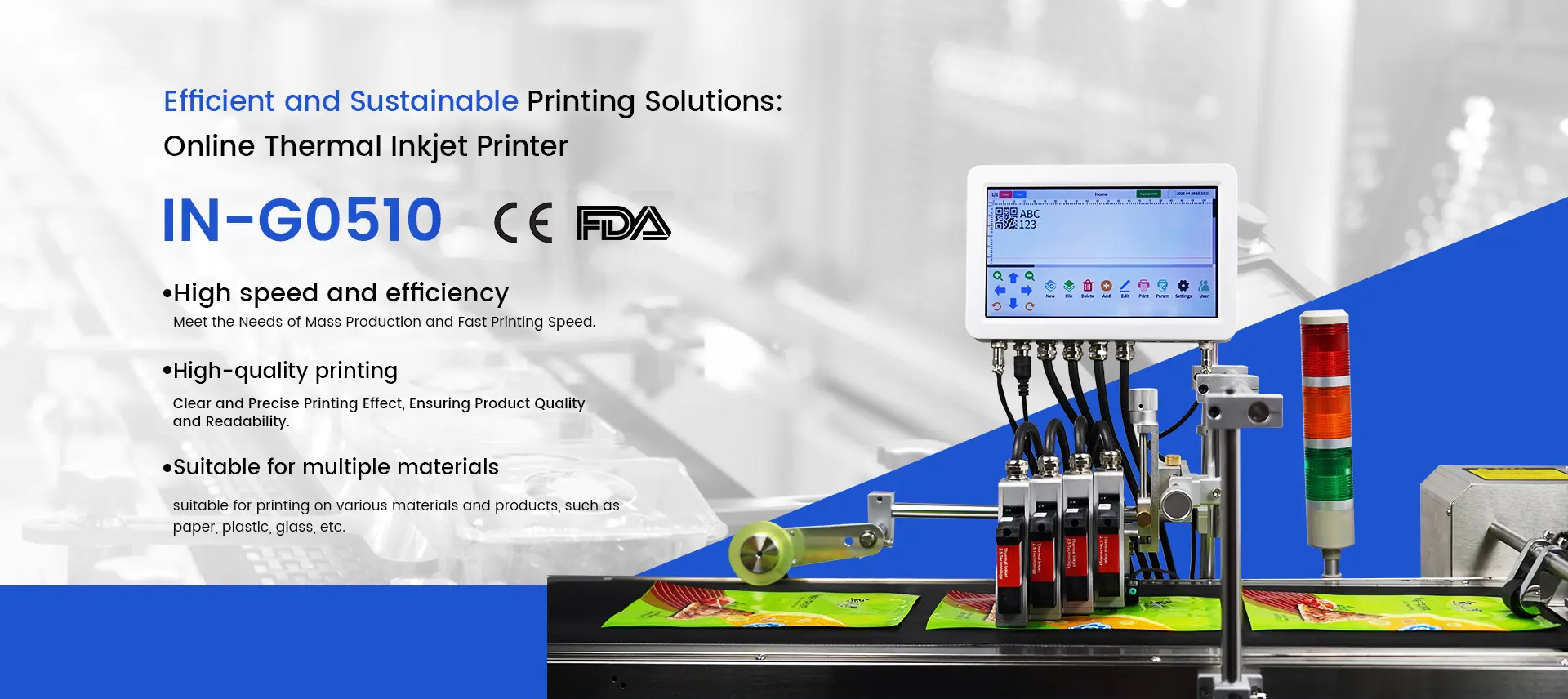 Inkjet Printer With White Ink