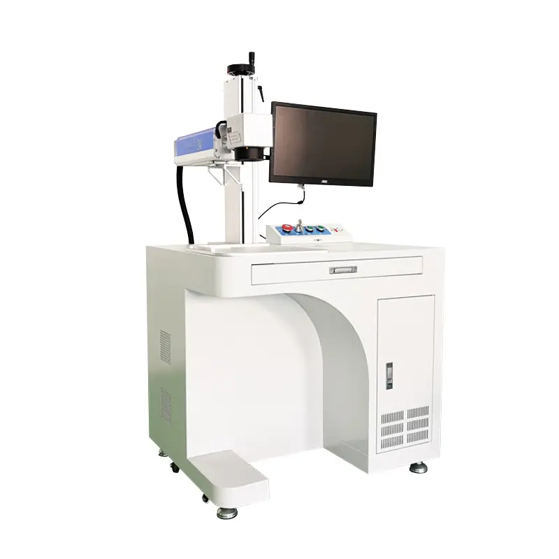 China Manufacture Static Fiber Laser Marking Machine