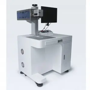 Static Co2 Laser Marking Machine For Plastic PVC PE