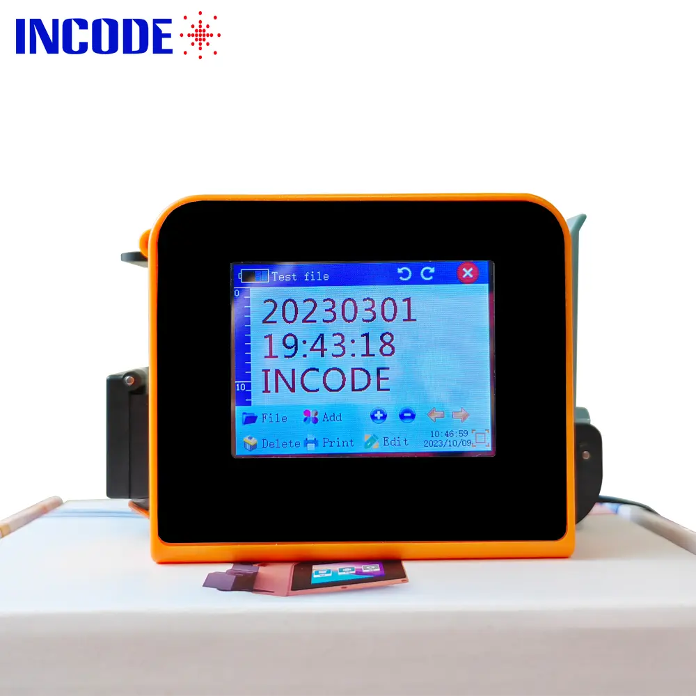INCODE Mini Portable TIJ Expiry Date Inkjet Printer